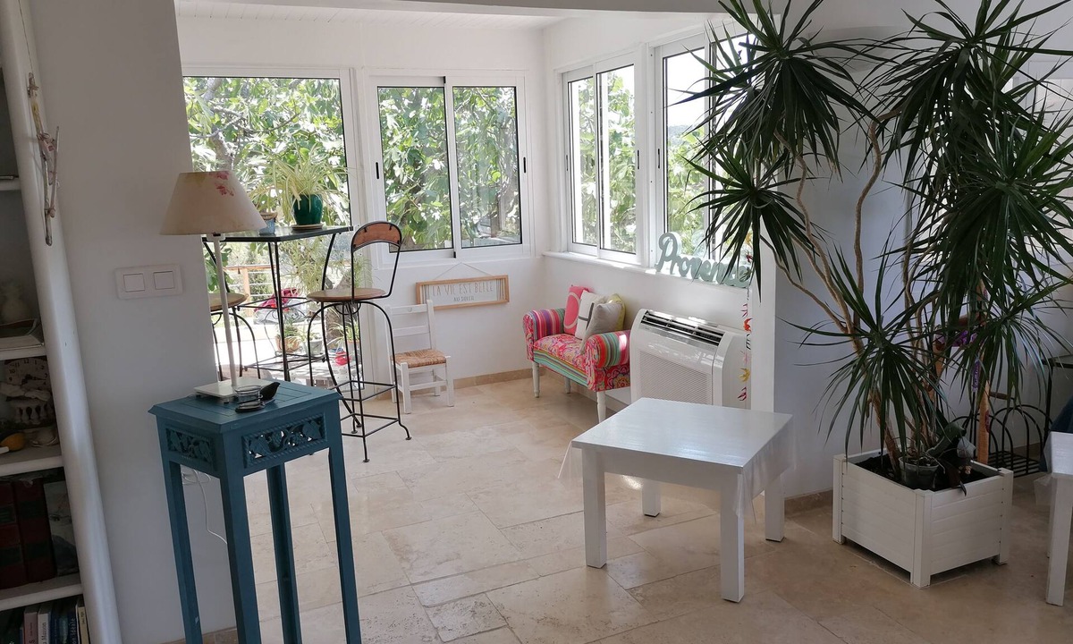 La Rouviere House | A fig tree and a pretty house.
