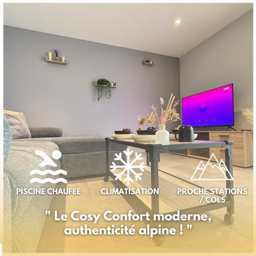 Saint-Avre Apartment | Appartement Le Cosy Proche Station Ski - Piscine