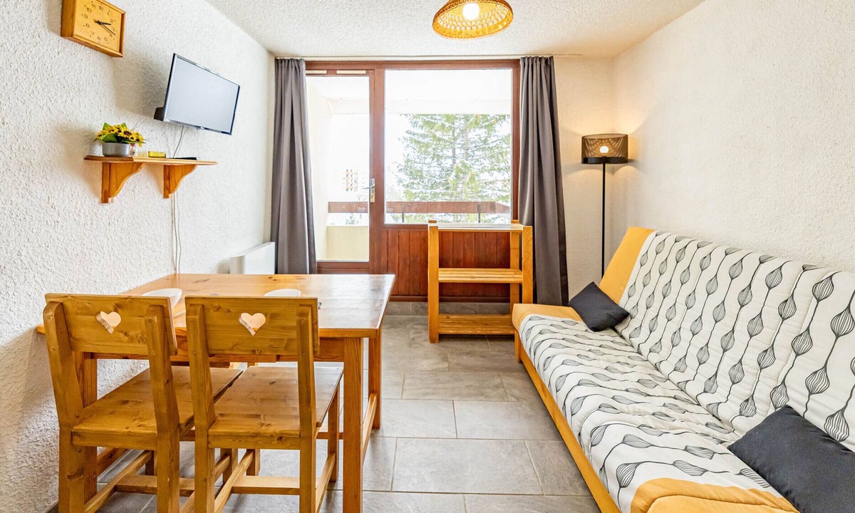 Montgellafrey Apartment | Bright 22m² studio with south-facing balcony in Saint-François-Longchamp