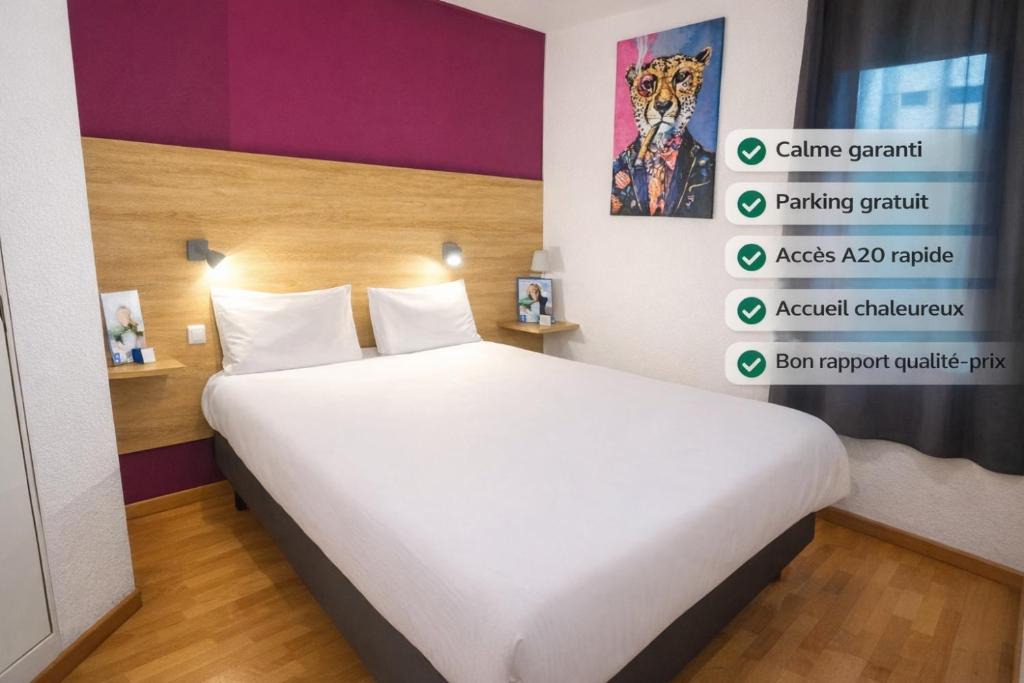 Limoges Hotel | Brit Hôtel Essentiel Limoges Nord Calme, Parking gratuit, accès rapide A20
