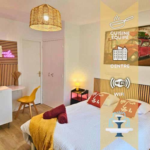 Dax Apartment | 'Coccinelle' WIFI - CENTRE - MODERNE