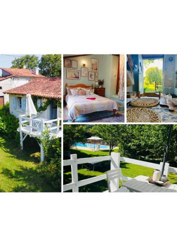 Saint-Romain House | La Colline de Tilleul - Les Deux Puits - Cosy Cottage with swimming pool near Aubeterre