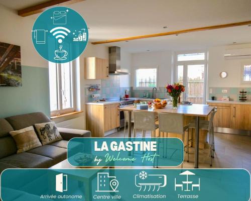 Castelnau-de-Medoc House | La Gastine, Maison centre-bourg, Médoc & Océan