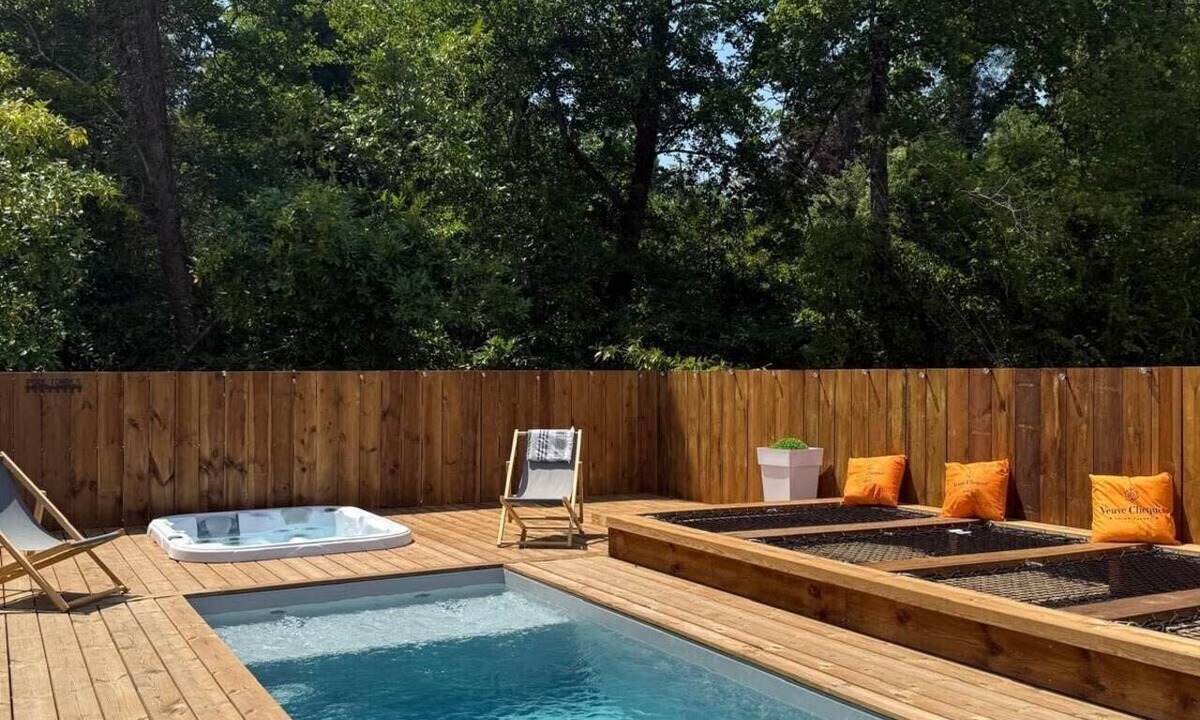Martillac Villa | La Villa Lyra - 8P - Piscine/Jacuzzi