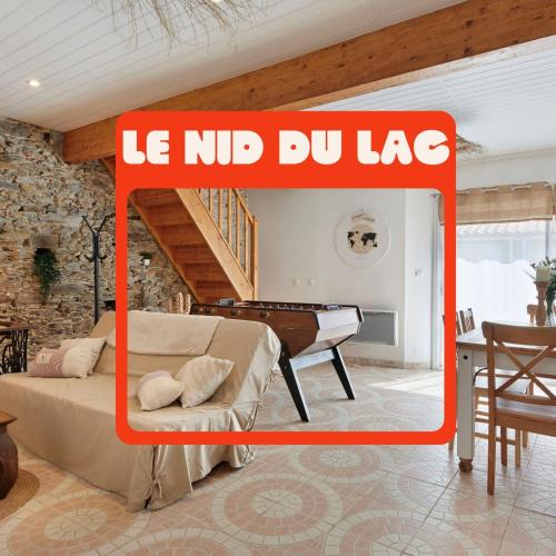 La Chevroliere House | Le Nid du Lac, maison cosy et calme avec babyfoot