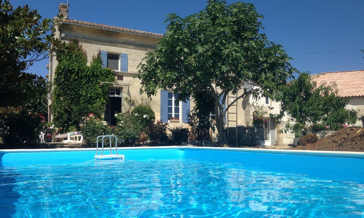 Saint-Quantin-de-Rancanne Other | Lovely Renovated Charentaise Farmhouse with pool overlooking fields