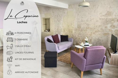 Loches House | Maison avec terrasse proche château de Loches