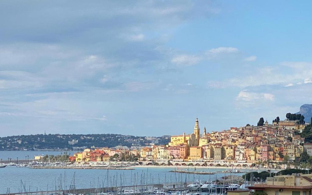 Menton Apartment | Mansfield vue carte Postale Terrasse Piscine 2