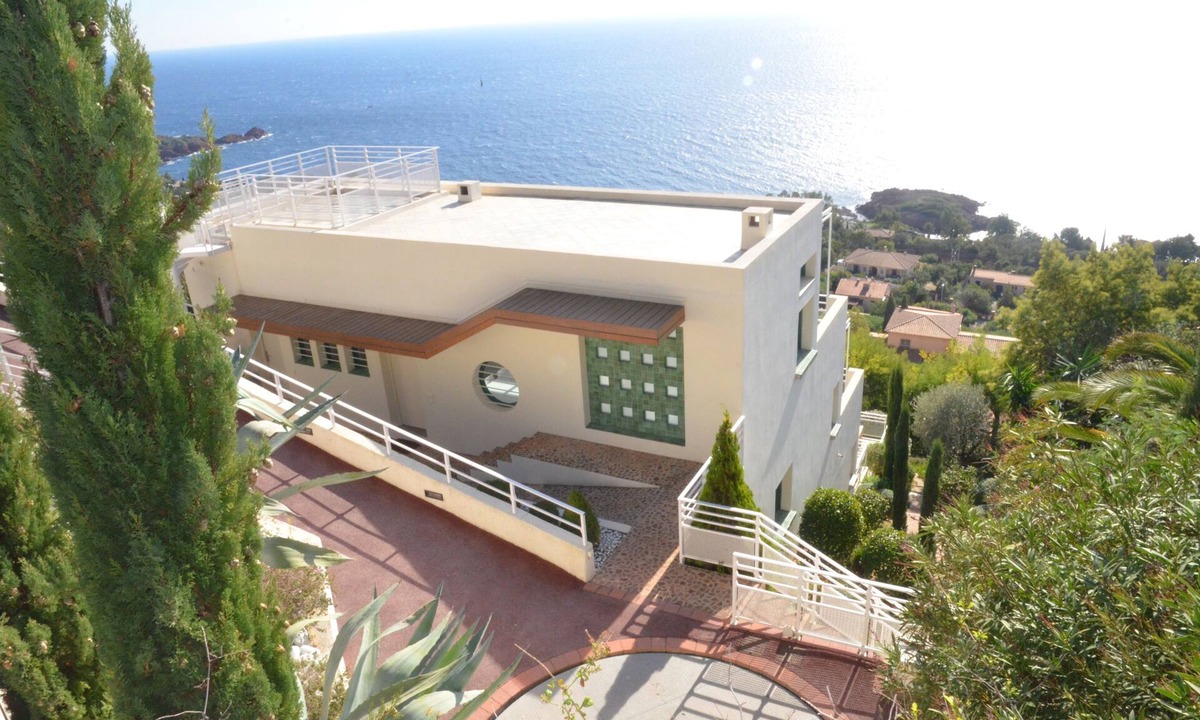 Antheor Villa | Modern villa with swimming pool and panoramic sea view