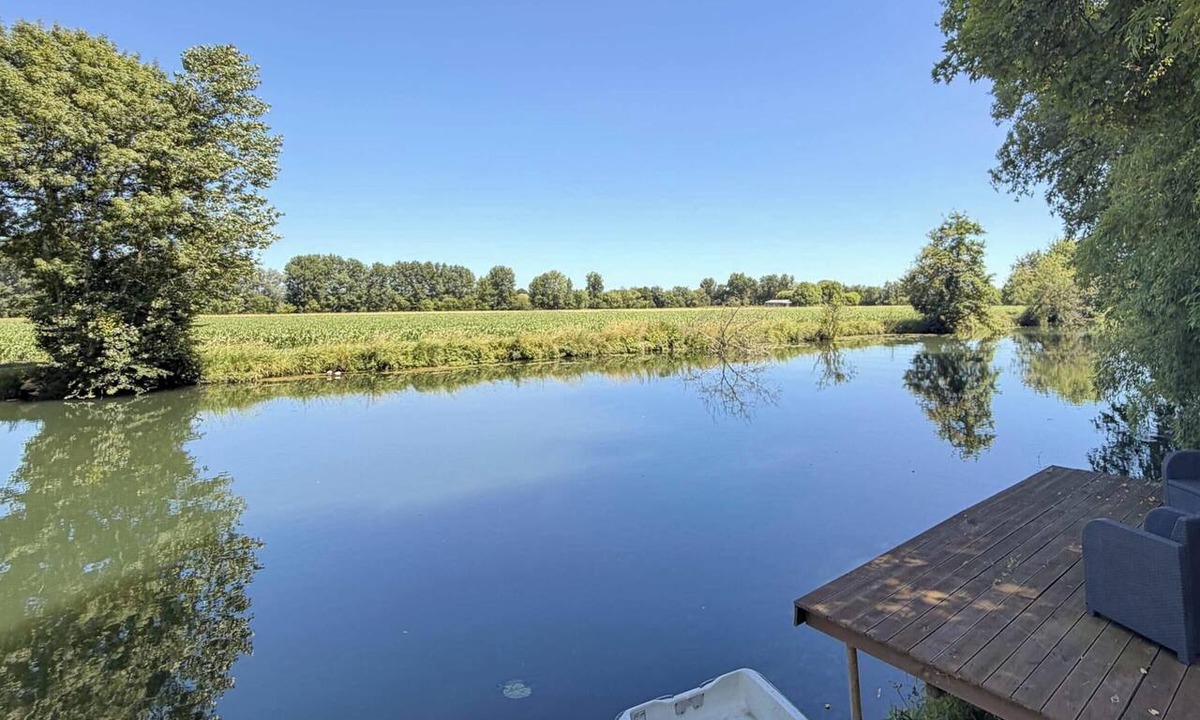 Bonnes Villa | Private riverside villa with garden sleeps 8
