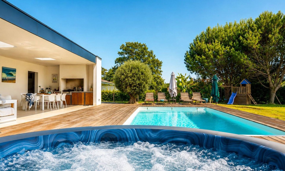 Oeyreluy Villa | 🔥PROMO Villa 10 Pers Piscine Chauffée Jacuzzi Proche Plages Landes & Pays Basque