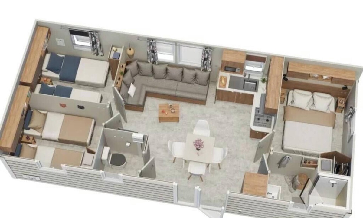 Hostens House | Quick" mobile home in the heart of the pony club