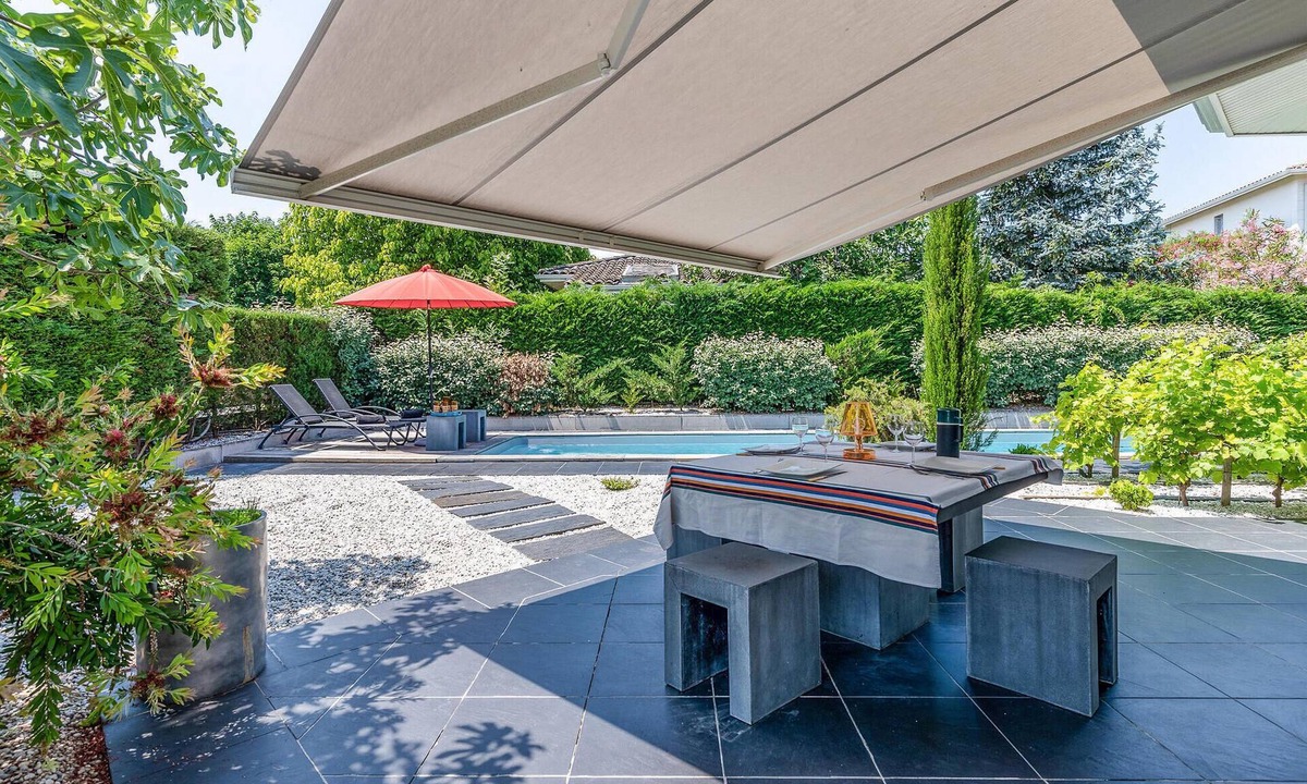 Lestonat - Monsejour House | Spacious vacation home with private outdoor pool and beautiful garden area.