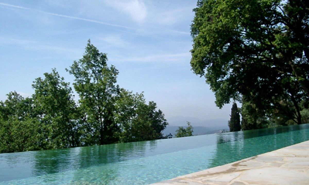 Le Tignet House | Stunning view of the Mediterranean Sea, 20m infinity pool, pool house