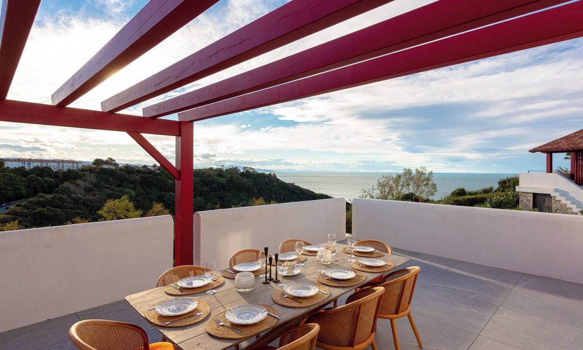 Bidart Villa | SUNSET . Keyweek Villa ocean view and private pool