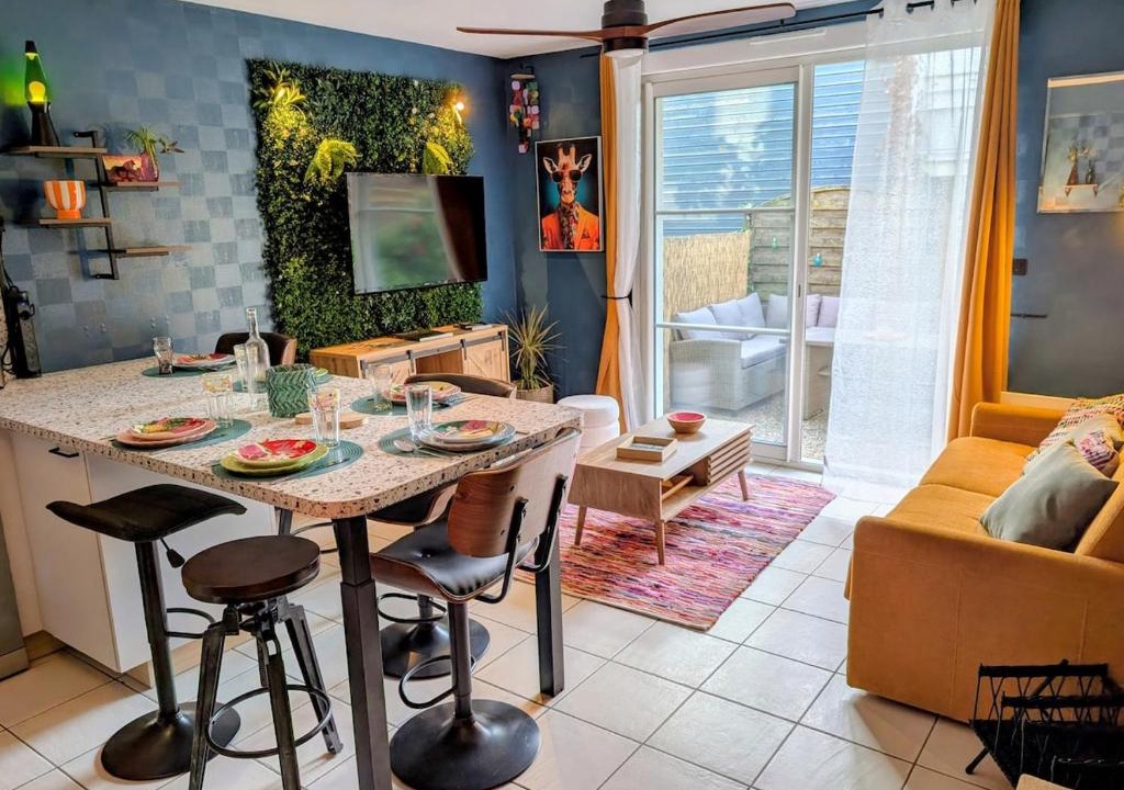 Lagord Apartment | T3 Original La Rochelle - Terrasse et parking- Le Nid Coloré