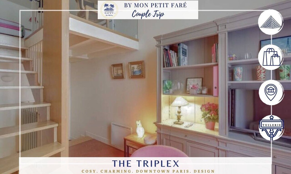 Les Halles Apartment | The Triplex - Cosy & Charming by Mon Petit Faré