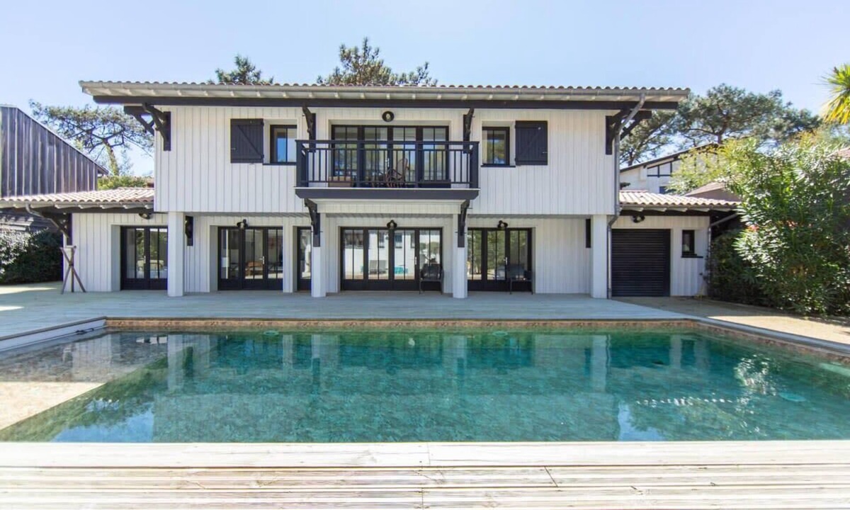 Cap-Ferret Villa | Villa Du Phare avec piscine chauffée pour 14 personnes