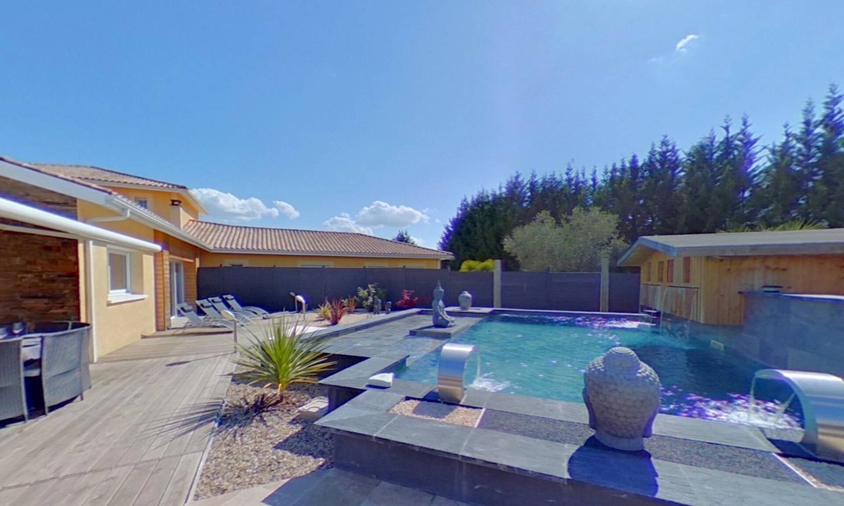 Agnac Villa | Villa Naeva with swimming pool, Jacuzzi 10 places, Ping pong, plancha and Brasero