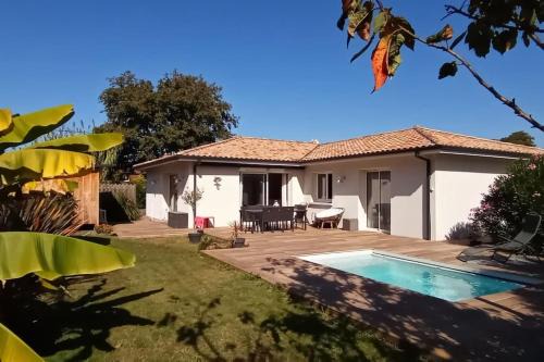 Le Porge House | Villa Océan, environnement calme avec piscine chauffée 10 min de l'océan