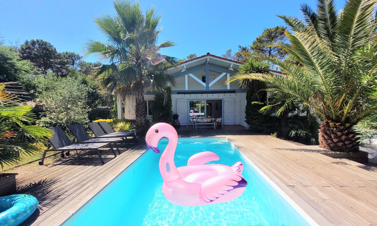 Vieux-Boucau-les-Bains Villa | *VILLA PALMA* 10 Pers, 5 parental suites, 600m from the beach