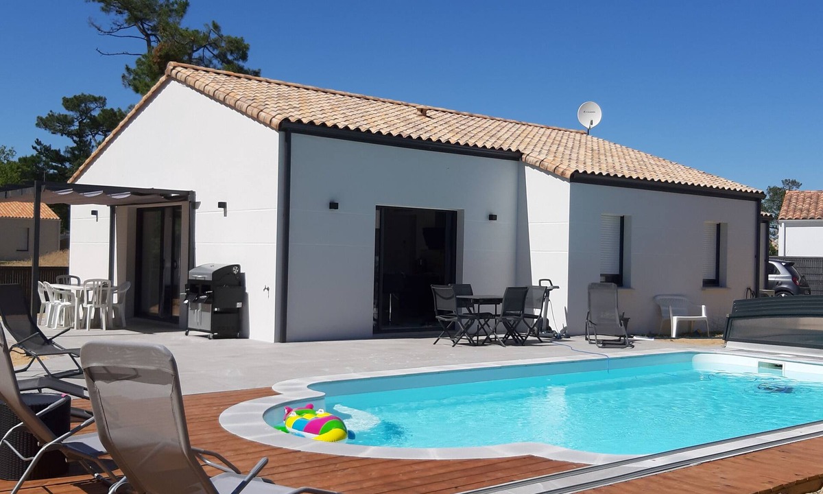 Saint-Jean-de-Monts House | Villa palm grove-private pool and bowling green