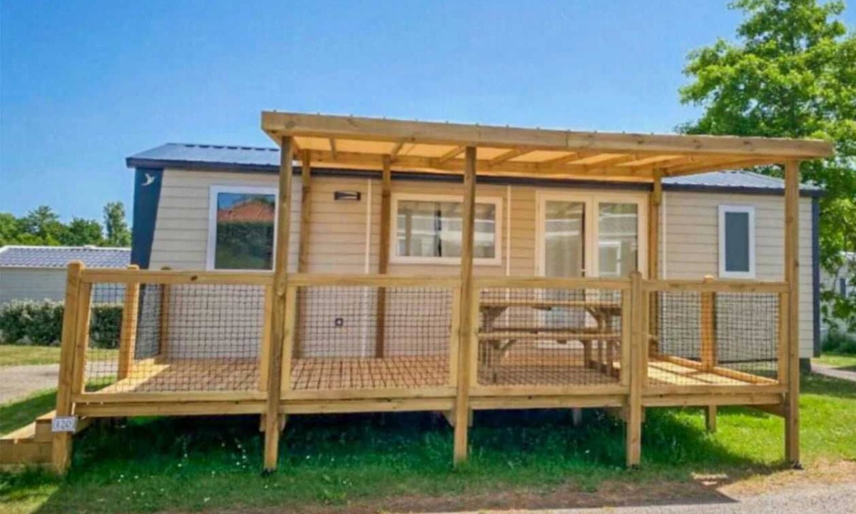 Tharon-Plage House | ZEcamping parc aquatique club enfant mobil-home TV 34m2 6 pers
