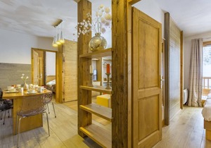 150m from resort center, fitness, swimming pool, sauna, hammam, balcony, tv, 58m², Tignes