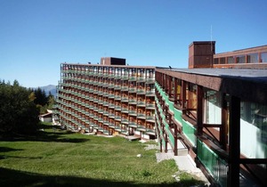 50m from resort center, 16th floor, view valley, tv, 29m², Les Arcs