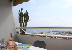 Studio cosy climatisé avec vue mer - 4 couchages, Villeneuve-Loubet Plage - FR-1-252A-17