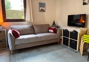 Studio lumineux au centre, jardin, parking, casier à skis - FR-1-624-56