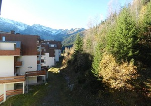 Studio with cabin near slopes, balcony, ski locker, free parking