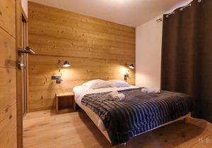 Wifi, resort center, fitness, swimming pool, sauna, hammam, parking, tv, ski locker, 36-40m²