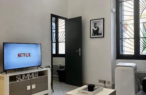 Prado - Republique Apartment | Le Palmier - Sublime Studio Festival Cannes - Proche Centre - Climatisation