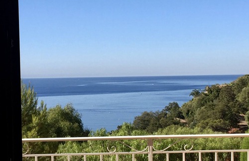 Saint-Raphael Villa | Magnificent sea view villa, quiet, swimming pool, garden, terraces, 450M from the beach
