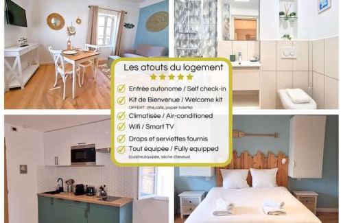 Old Town Apartment | "MER" Climatisé - 2 pas du port -Place aux Herbes