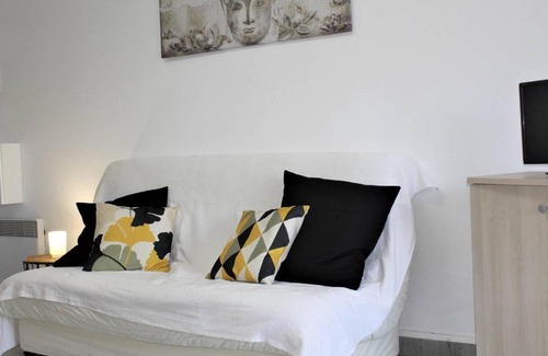 Villeneuve Loubet Beach Apartment | Studio en RDJ avec jardin, plage à 3m, clim et parking, Villeneuve-Loubet - FR-1-252A-74