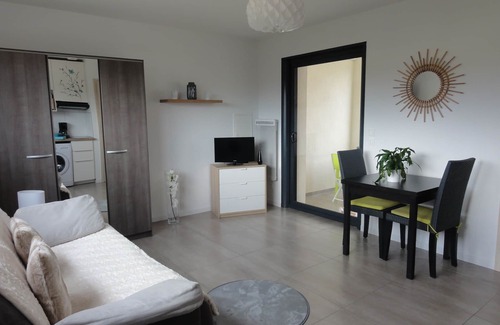 Cannes La Bocca Apartment | Studio with pool-spa and parking, in a quiet location, walking distance to beach and shops