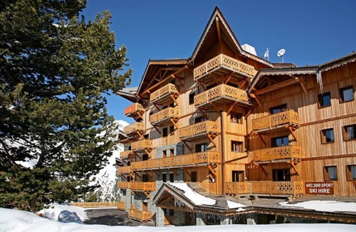 Arc-2000 Apartment | 100m from shops, fitness, swimming pool, sauna, balcony, tv, ski locker, 250m², Les Arcs