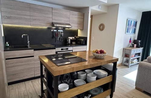 Arc-1600 Apartment | 1st floor, view ski slopes, fitness, swimming pool, sauna, hammam, terrace, ski locker, 90m²