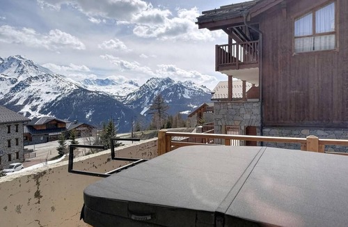Les Eucherts Apartment | 250m from shops, terrace, parking, ski locker, 162m², La Rosière