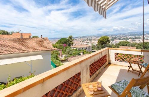 Mont Boron Villa | #54 Sea view Villa 4 BDR AC 5mins to Port BBQ