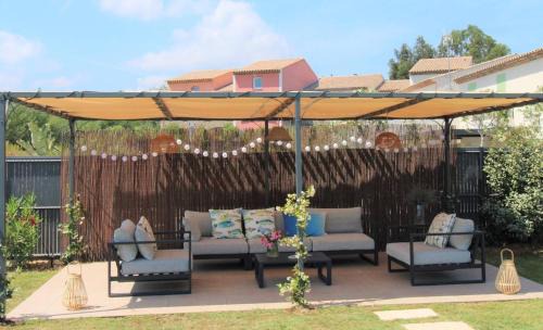 Les Restanques Villa | A Grimaud dans le Golfe de St Tropez - Villa avec piscine privative plage à pied