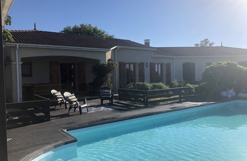 Lavardac House | Amazing views, private pool, only 8 mins walk to town with local amenities.