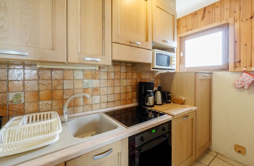 La Toussuire Apartment | Apartment "La Centaurée" with Mountain View, Shared Garden and Wi-Fi