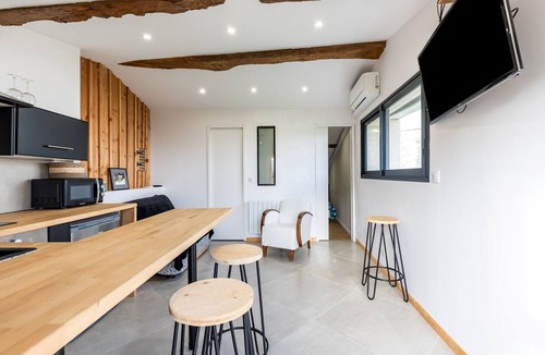 Le Pian-sur-Garonne Apartment | Apartment 'Bel Air' with Private Terrace, Wi-Fi and Air Conditioning