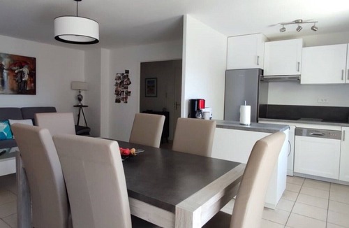 Olonne-sur-Mer Apartment | Apartment 'Les Dunes' with Private Pool and Balcony