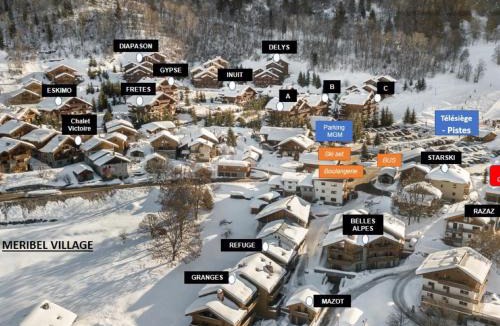 Meribel Village Apartment | Appartement lumineux proche des pistes avec accès piscine et animaux admis - FR-1-566-7