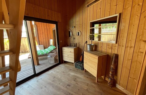 Andernos-les-Bains Villa | AUTHENTIC AIR CONDITIONED WOOD HOUSE WITH POOL AND LARGE TERRACE