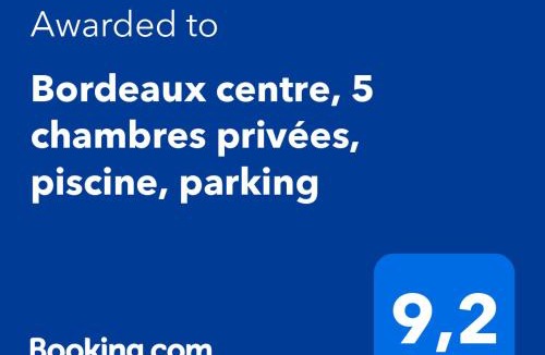 Saint Seurin - Fondaudege House | Bordeaux centre, Appartement privatif et chambres privées, piscine, parking